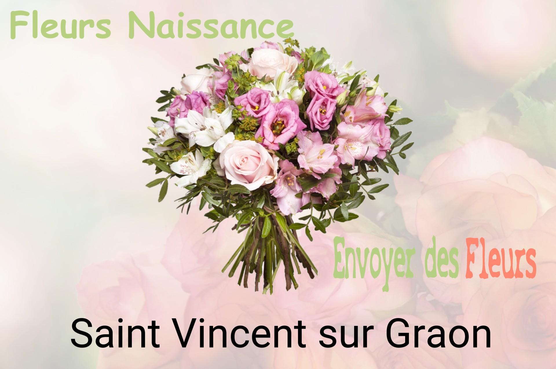 Bouquet de fleurs de naissance livré à Saint-Vincent-sur-Graon